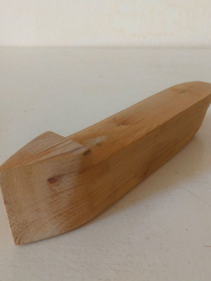 Ξύλινο καράβι για DIY διακοσμητικές κατασκευές 24x4x6 cm
