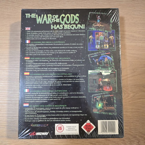 War Gods PC game sealed, fighting genre