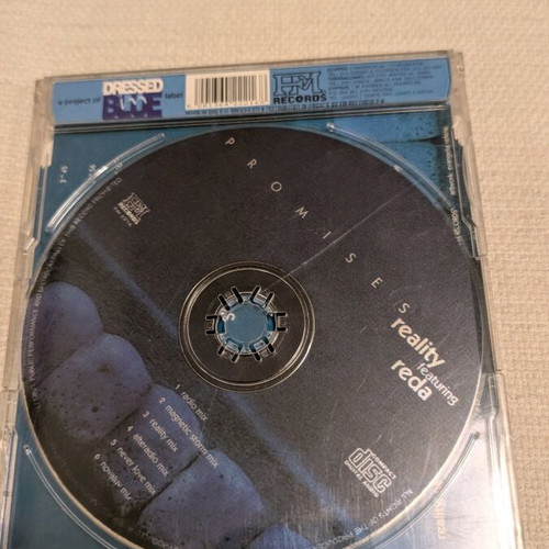 Reality feat Reda Promises CD single used, electronic