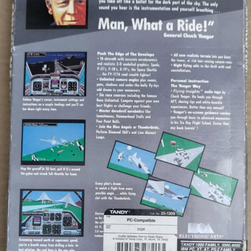 Chuck Yeager's Advanced Flight Trainer 2.0 PC game, Electronic Arts