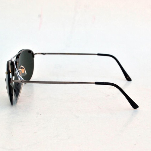 Vintage Italian Venus sunglasses new, metal frame black-silver