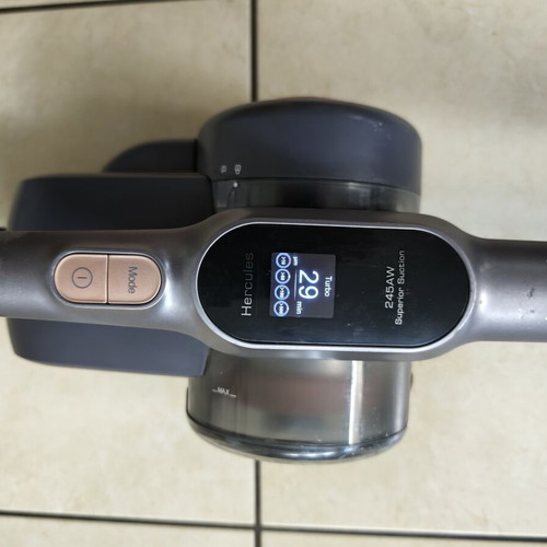 Jimmy H10 Pro Stick Vacuum used with extra battery