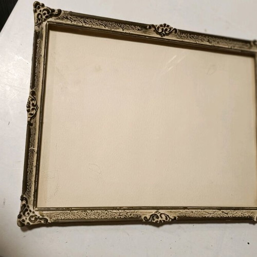 Vintage photo frames gypsum, wood and silver-plated like new
