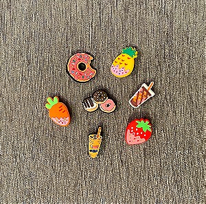 Fruits & Donuts Crocs Charms