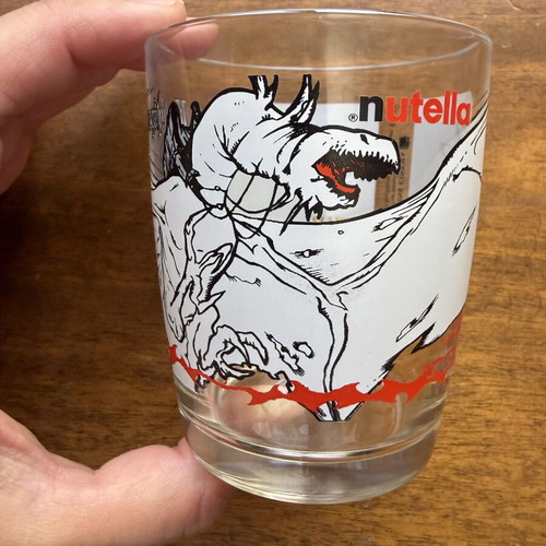 Nutella The Lord of the Rings glass Nazgul The Return of the King like new