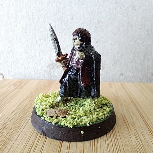 Frodo Baggins metal miniature Games Workshop used