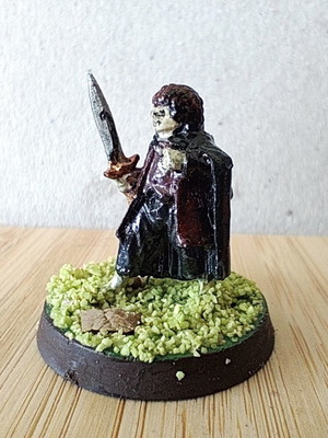 Frodo Baggins metal miniature Games Workshop used