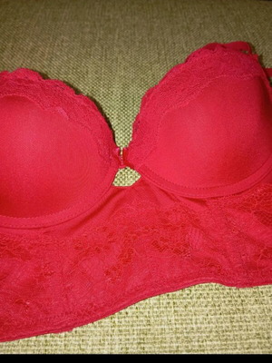 Primark red bra 70B new