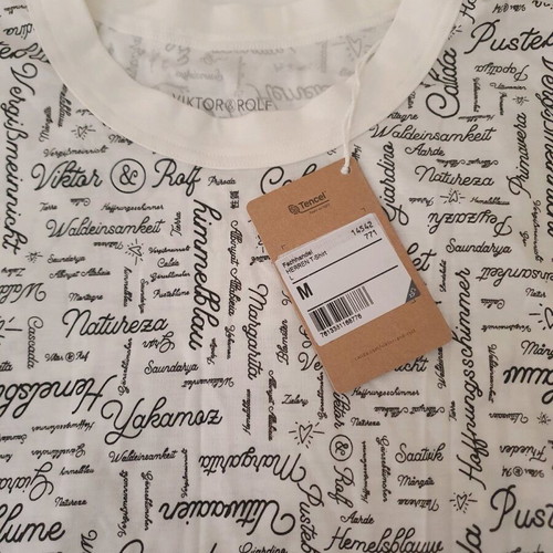 Viktor & Rolf men's T-shirt new, white, size M