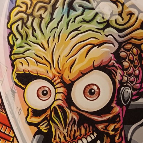 Mars Attacks! A4 poster