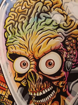 Mars Attacks! A4 poster