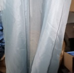 Polyester turquoise fabric imported, 2.80m width
