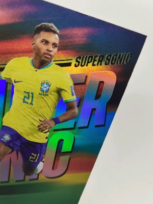 Συλλεκτική κάρτα Rodrygo Supersonic Panini Top Class μεταχειρισμένη