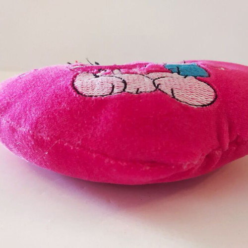 Tat Cat Heart pillow used