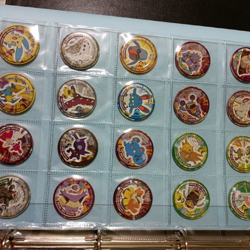 Pokémon metal advance used, collection 1-100 with album and sleeves
