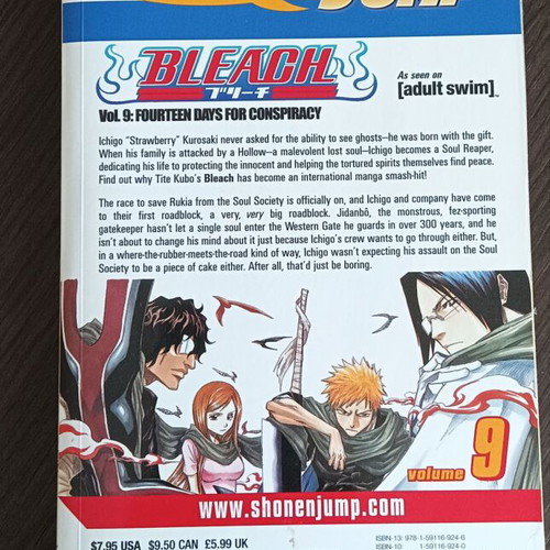 Bleach manga volumes 6, 7, 9 new