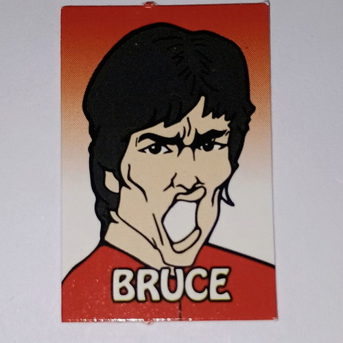 Bruce Lee mini card used, rare Guess Star collectible