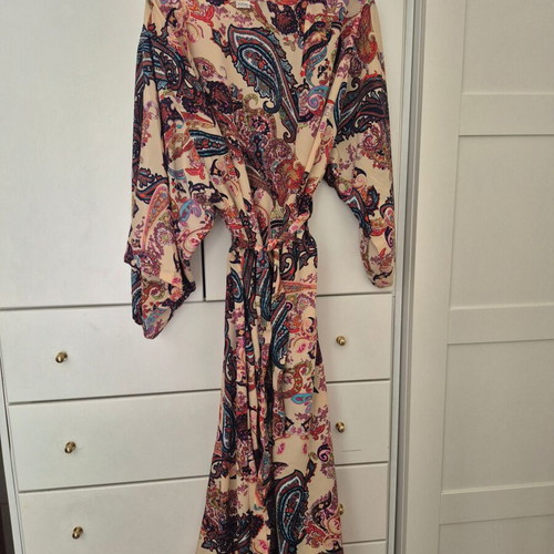 Kimono with paisley pattern like new, multicolor, one size