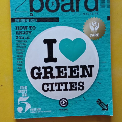 Board I green cities βιβλίο σαν καινούργιο, αγγλική γλώσσα