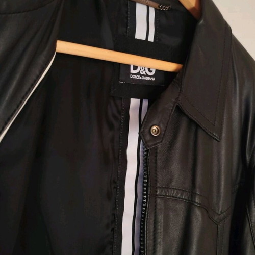 Dolce Gabbana leather jacket like new