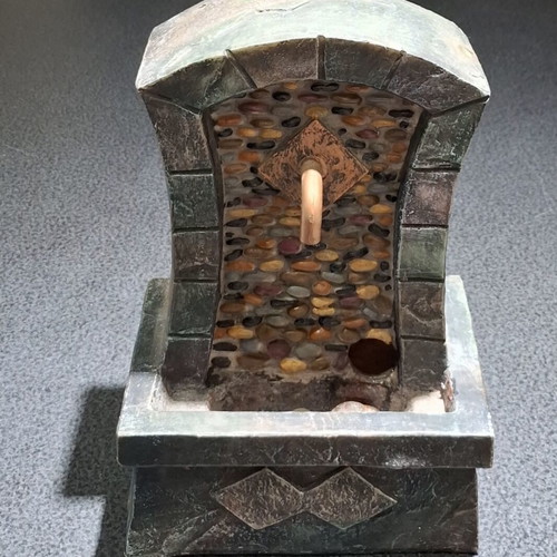 Tabletop decorative Feng Shui fountain 31.5cm used, needs repair