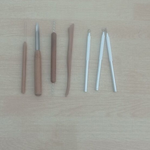 Sculpting tools like new, unused