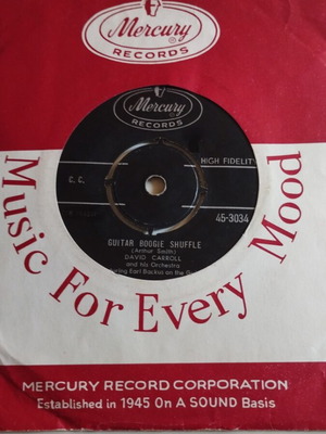 David Carroll & His Orchestra The Happy Organ 7" single μεταχειρισμένο