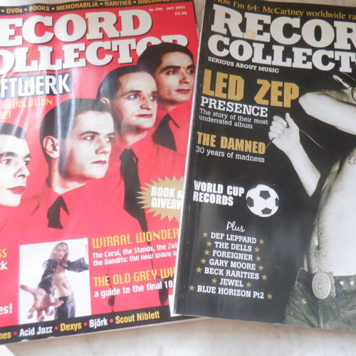 Record Collector music magazine bundle, many issues