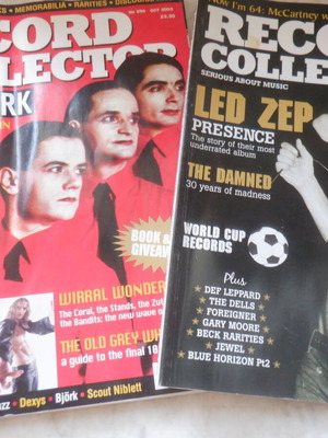 Record Collector music magazine bundle, many issues