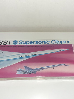 SST Supersonic Clipper model kit Heller new