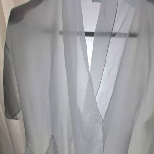 Asymmetric Tunic made of Silk and Viscose, Made in Italy, One Size, Like New