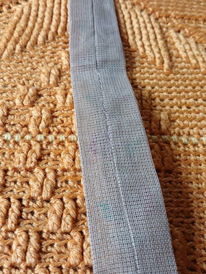 Bookmark with embroidery used