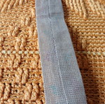 Bookmark with embroidery used