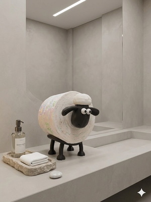 3D Print Decorative Sheep new, plastic