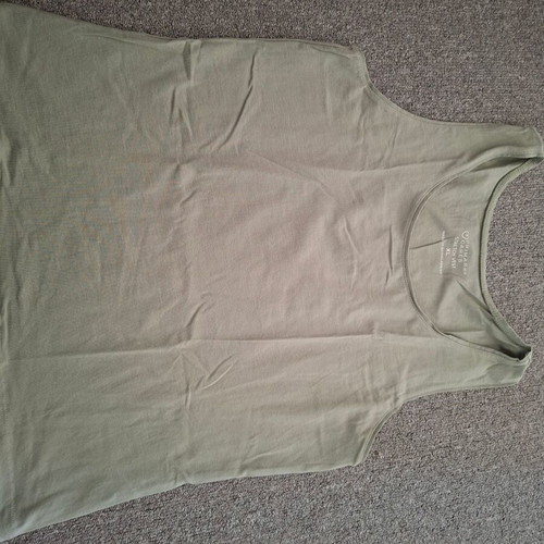 Primark top with wide strap green new
