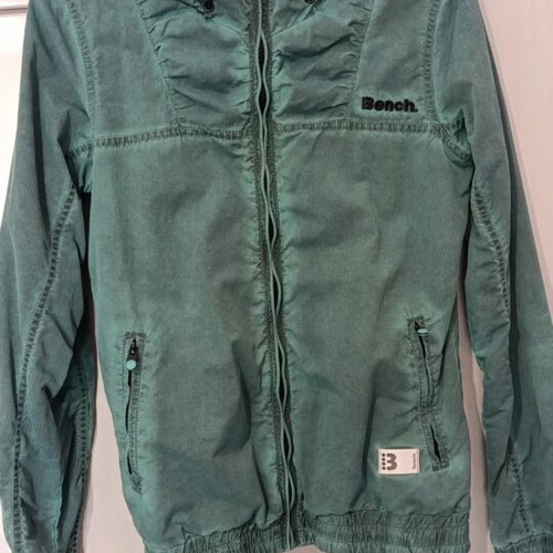 Bench women's jacket like new, green turquoise, size S