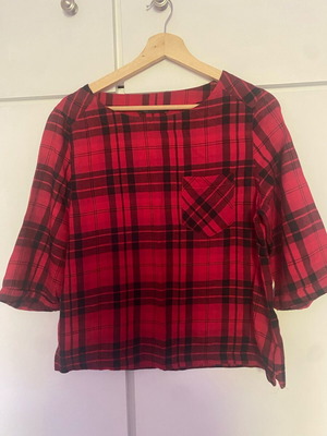 Marks & Spencer women's checked blouse like new, size L
