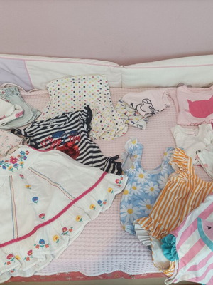 Girls' Clothes Used, Summer Set for 2-3 Years