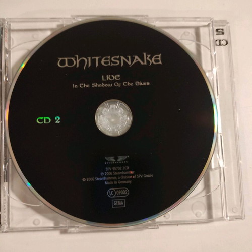 Whitesnake In The Shadow Of The Blues Live double CD used