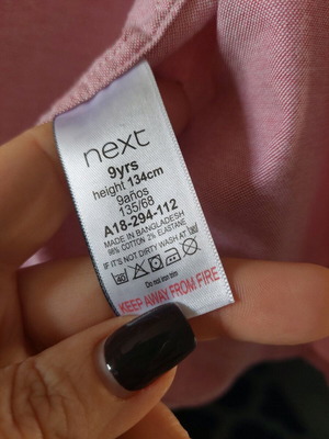 Next boys' shirt 134 cm like new