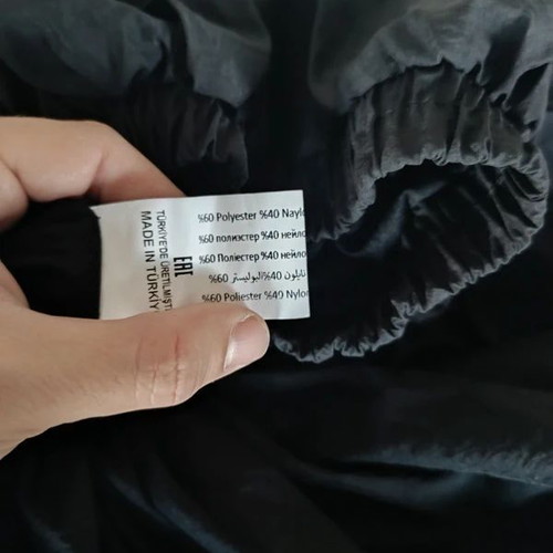Black Mini Skirt Bubble Style New, Size S 36 8