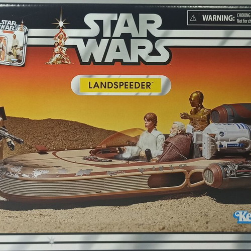 Star Wars Retro Collection A New Hope Landspeeder with Luke Skywalker new