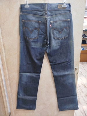 Levi's jean σαν καινούργιο, μπλε και καφέ, μέγεθος XL