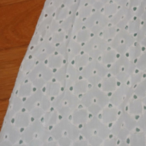Anna Riska white midi dress broderie anglaise size medium like new