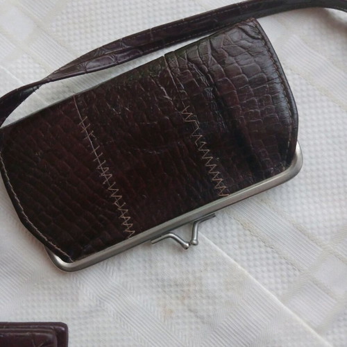 Leather wallet like new, vintage from the 1970s