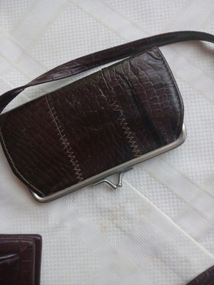 Leather wallet like new, vintage from the 1970s