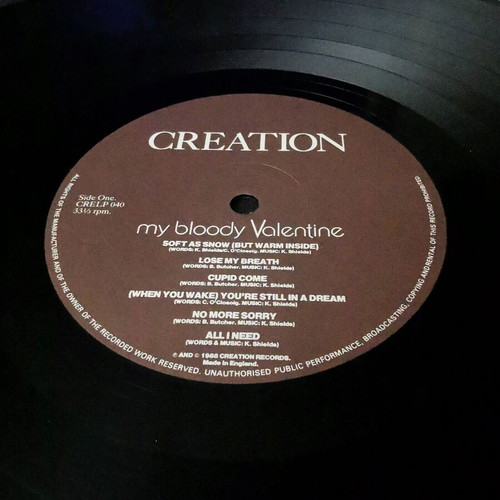 My Bloody Valentine Isn't Anything vinyl used, 1st original UK pressing 1988