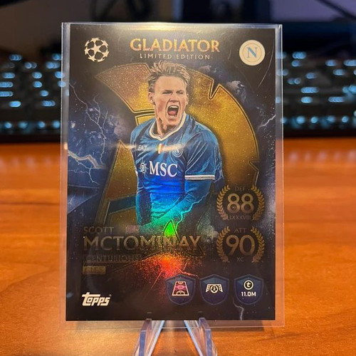 Scott Mctominay Topps Match Attax 25/26 Gladiator Limited Edition new