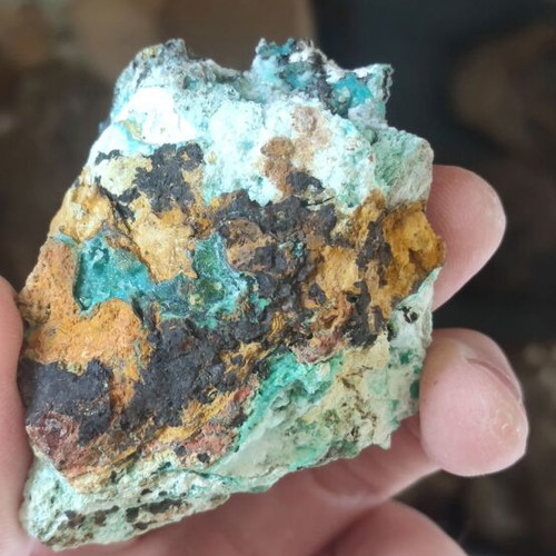 Allophane, Gypsum, Azurite, Malachite new rocks