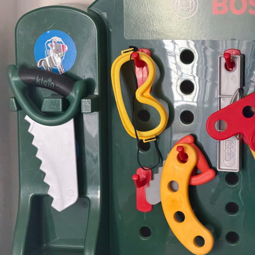 Bosch Kids Workbench used with tools